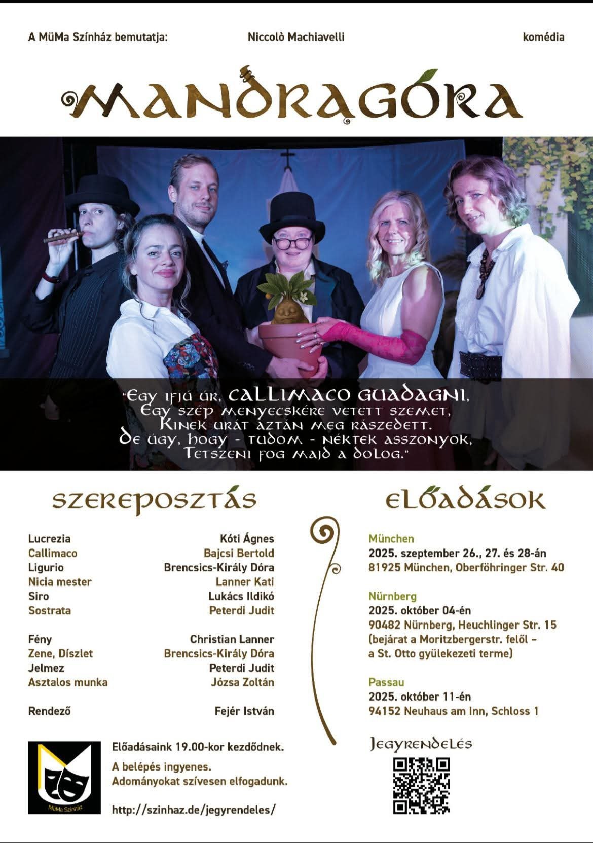 Machiavelli: Mandragora plakát